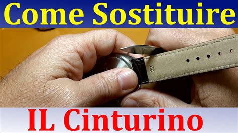 Come sostituire il cinturino in un orologio 